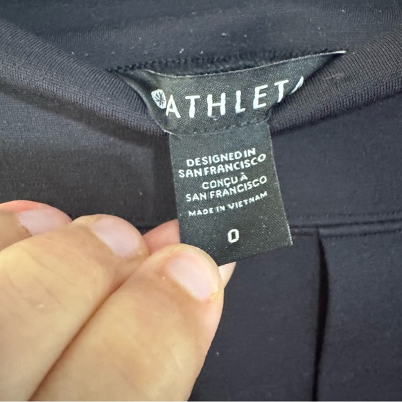 Athleta Black Eastbound wide leg pant size 0 - Picture 5 of 8